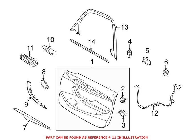 BMW Door Window Switch 61316935534